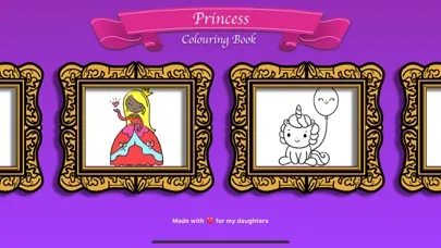 Ảnh chụp màn hình của Princess Colouring Book