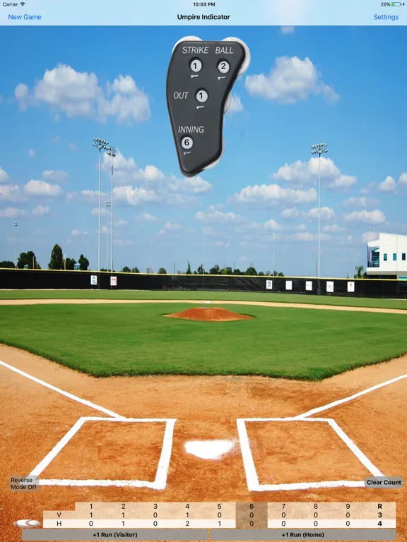 Captures d'écran de Umpire Indicator Pro iPad 