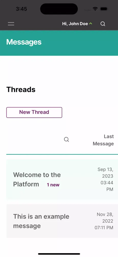 WES Online Counselling Screenshots