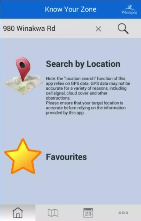 Winnipeg - Know Your Zone应用截图