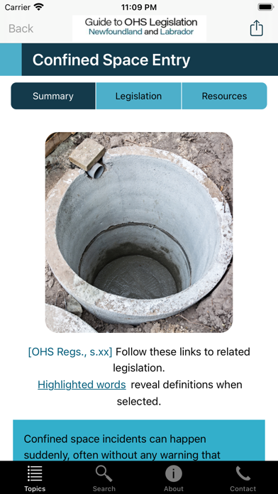 Guide to OHS Legislation NL Screenshots