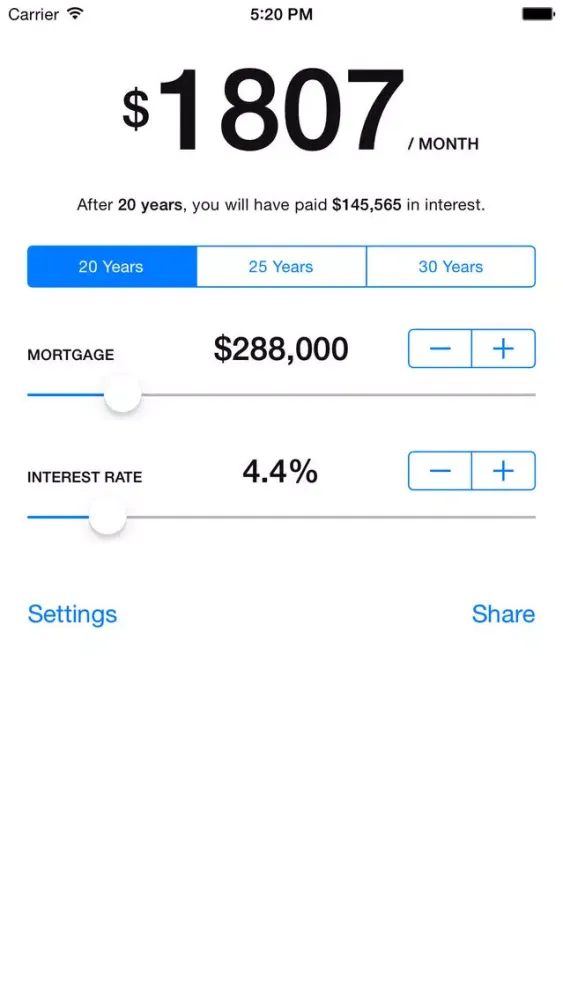 Mortgage++ Screenshots
