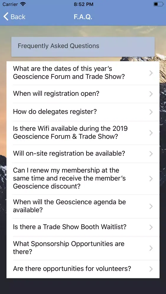 Yukon GeoScience App Ekran Görüntüleri