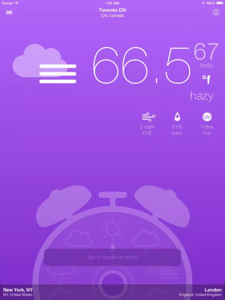 Screenshot di Rain Alarm | Summer & forecast alerts iPad 