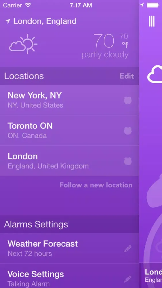 Screenshot di Rain Alarm | Summer & forecast alerts