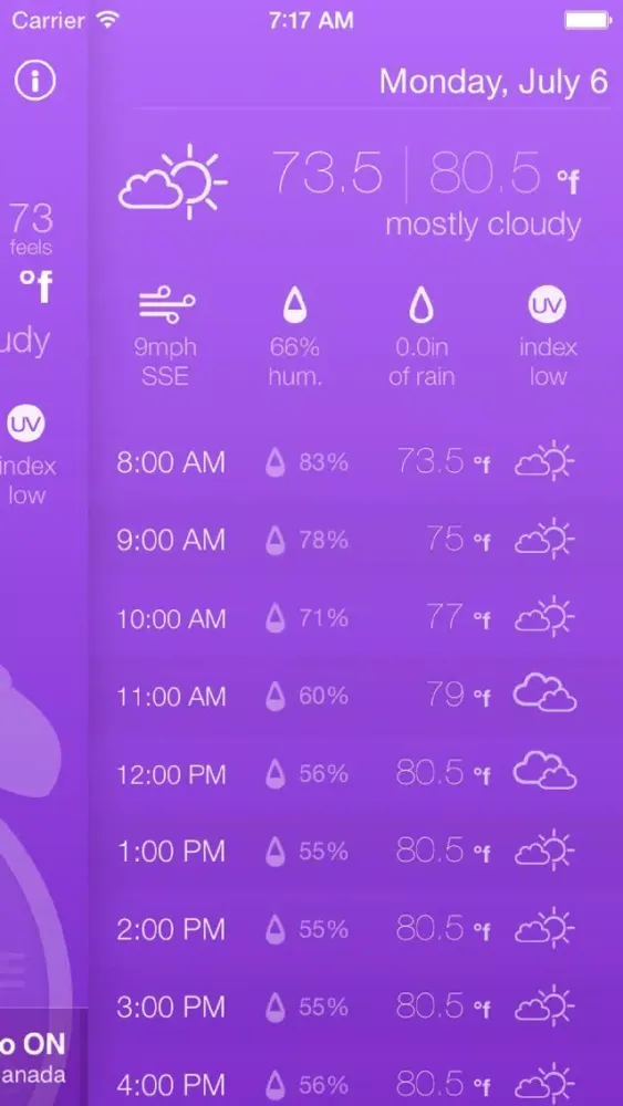 Screenshot di Rain Alarm | Summer & forecast alerts
