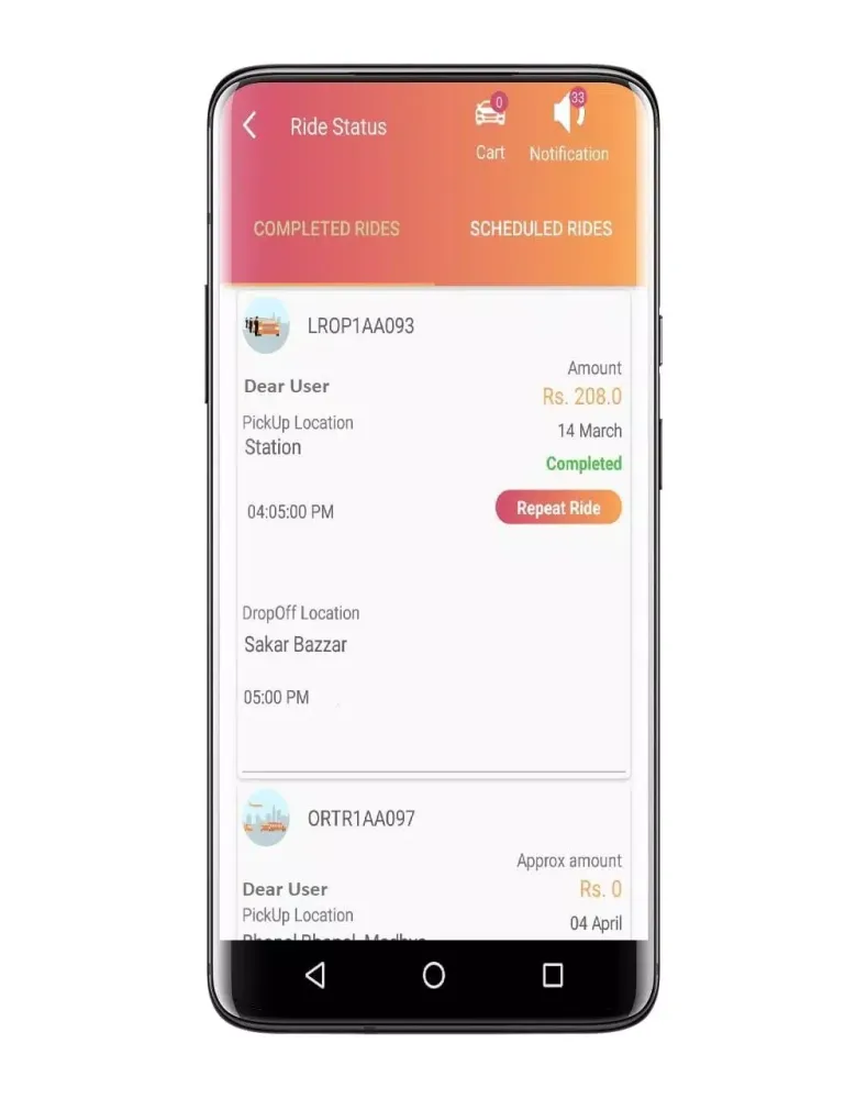 CabUs Screenshots
