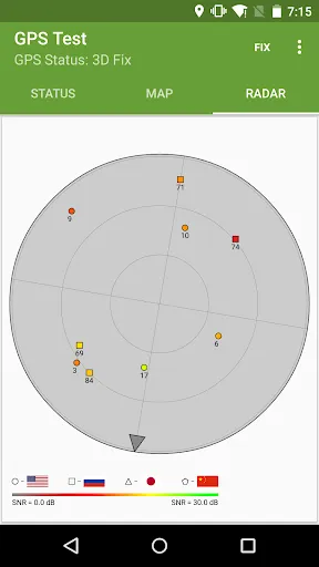 GPS Test Screenshots
