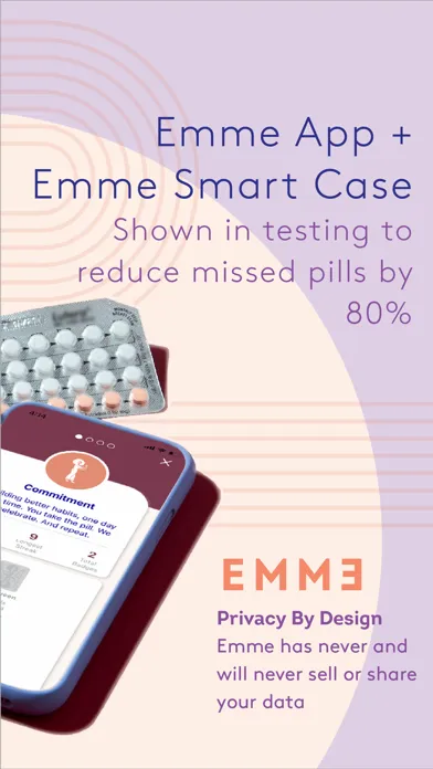 Zrzuty ekranu Emme: Health & Pill Tracker