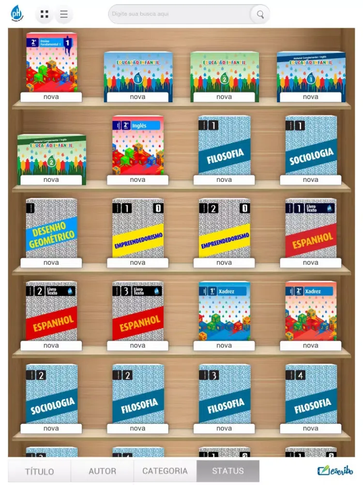 Скриншоты Caderno Digital pH iPad 