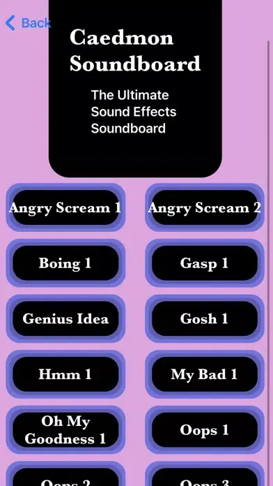 The Caedmon App سکرین شاٹس