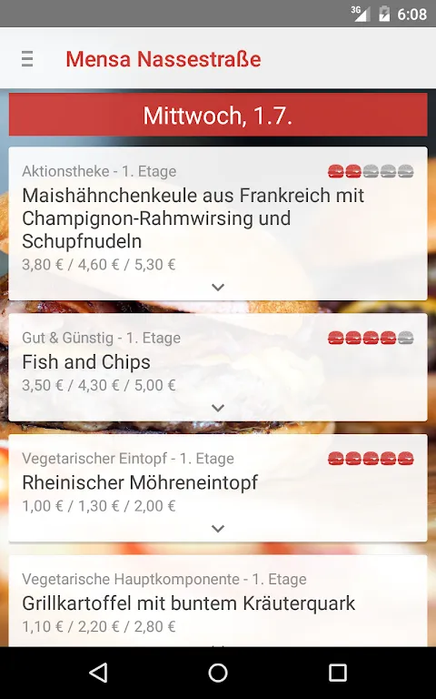 Screenshot di Mensa Bochum