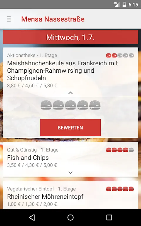 Screenshot di Mensa Bochum