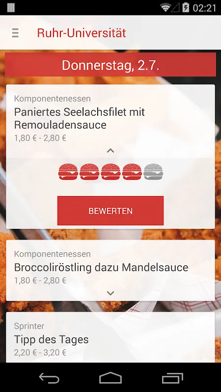 Screenshot di Mensa Bochum