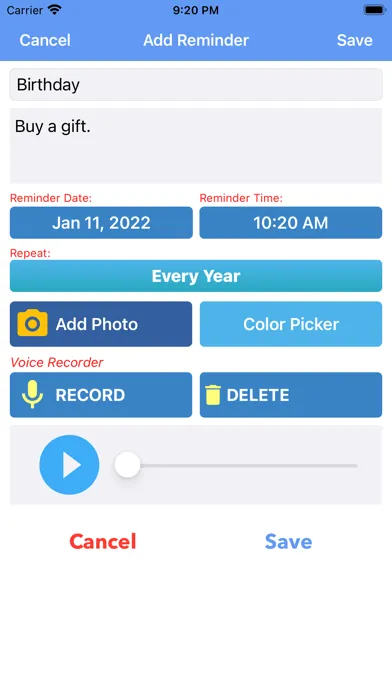 Capturas de tela do AAReminder PRO: To-Do List