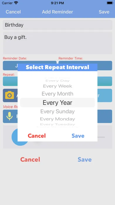 Capturas de tela do AAReminder PRO: To-Do List