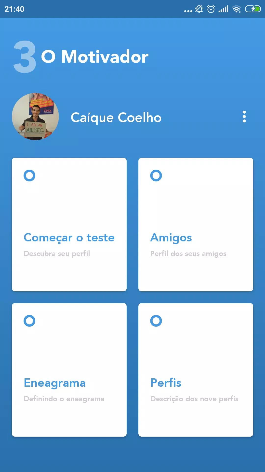Enneagram Testdes captures d'écran de l'application2
