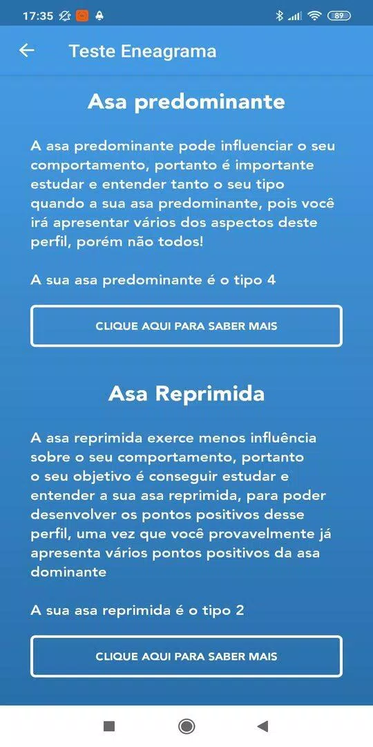 Enneagram Testdes captures d'écran de l'application8