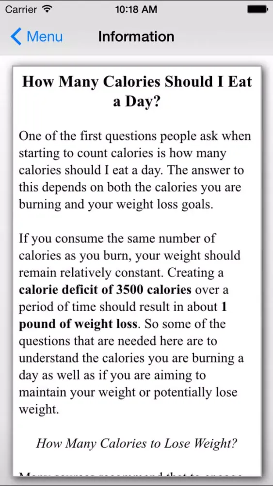 تصاویر Basal Metabolic Rate - BMR Calculator