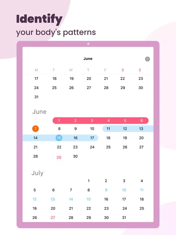HF-Period & Ovulation iPad  Screenshots