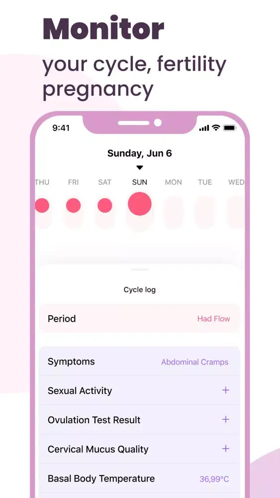 HF-Period & Ovulation Screenshots