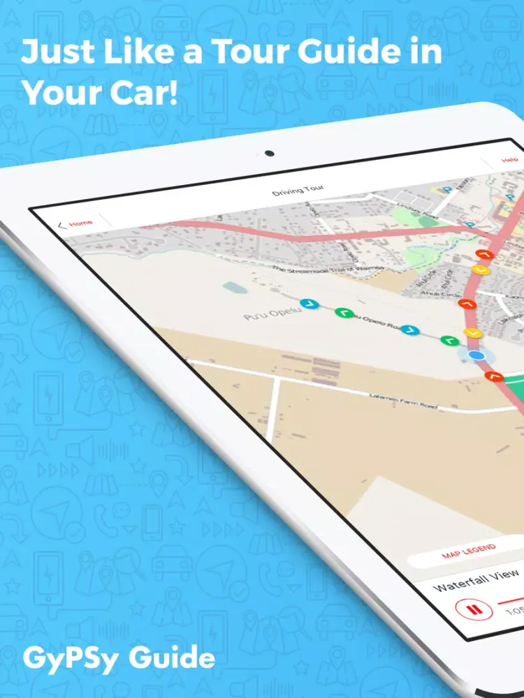 Tangkapan layar Yosemite GyPSy Guide Tour iPad 