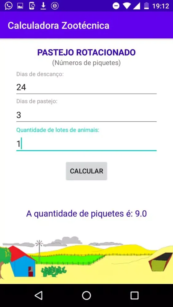 Calculadora Zootécnica Screenshots
