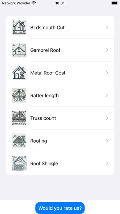 Construction Roofing calc应用截图