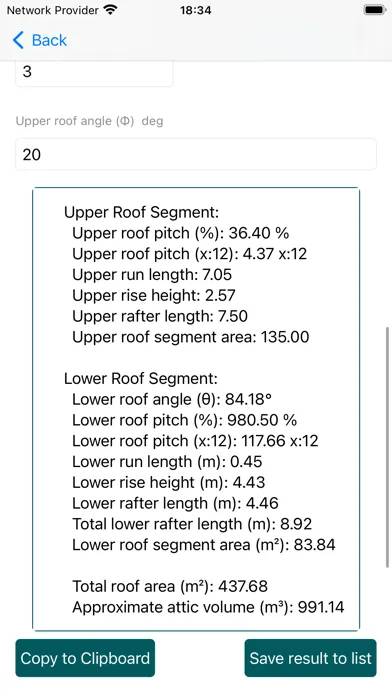 Construction Roofing calc应用截图