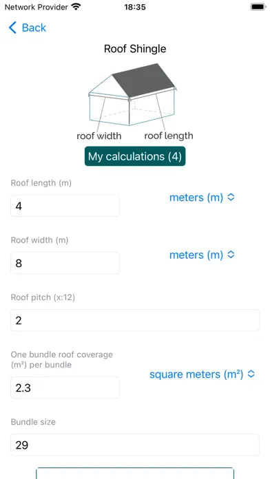 Construction Roofing calc应用截图
