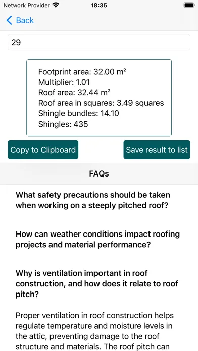 Construction Roofing calc应用截图