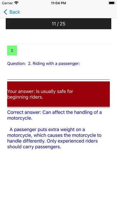 ภาพหน้าจอของ DMV Driving License Motorcycle