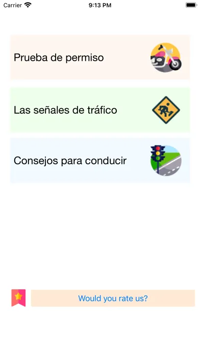 Examen de manejo Motocicleta Screenshots