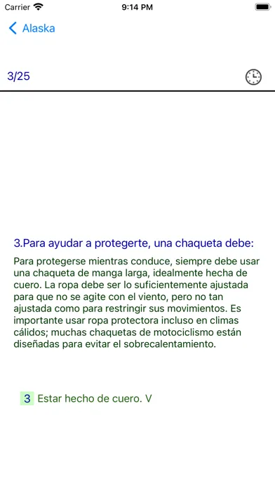 Examen de manejo Motocicleta Screenshots