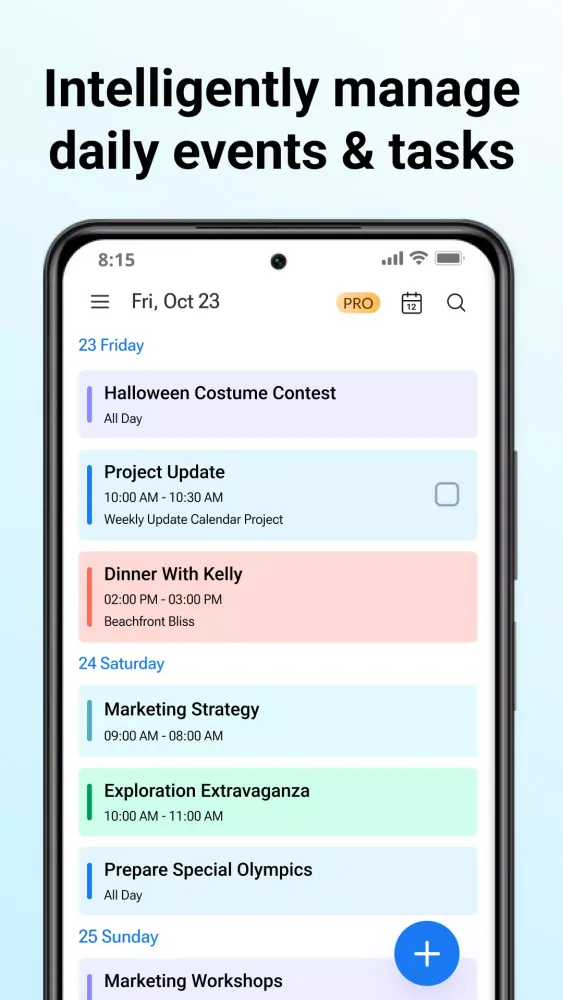 Calendar Screenshots