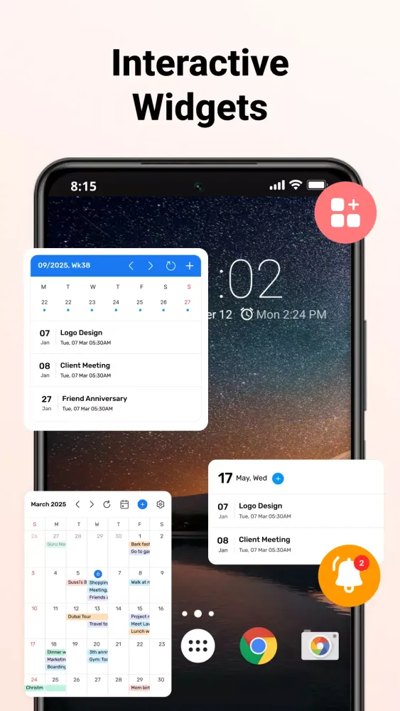 Calendar Screenshots