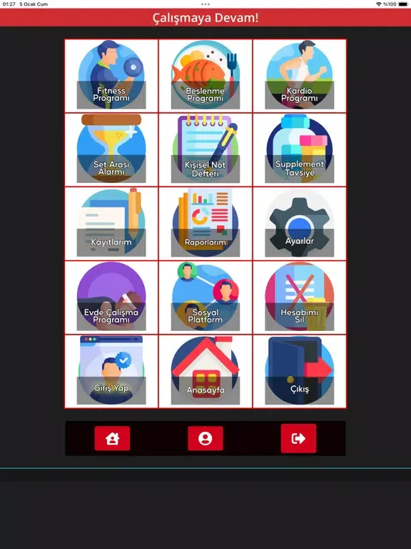 Capturas de pantalla de Calismaya Devam iPad 