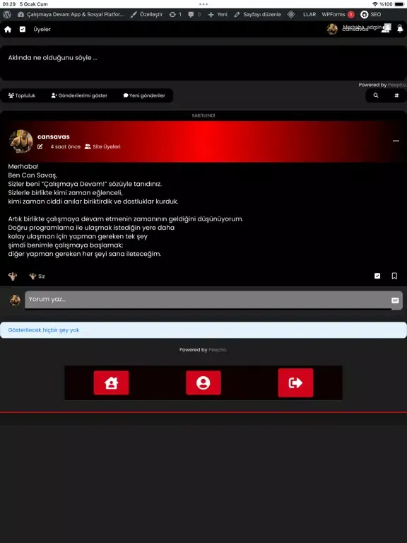 Capturas de pantalla de Calismaya Devam iPad 