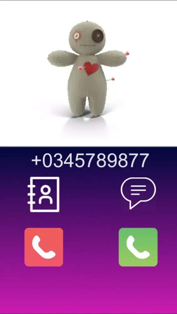 Capturas de pantalla de Fake Call Scary dolls