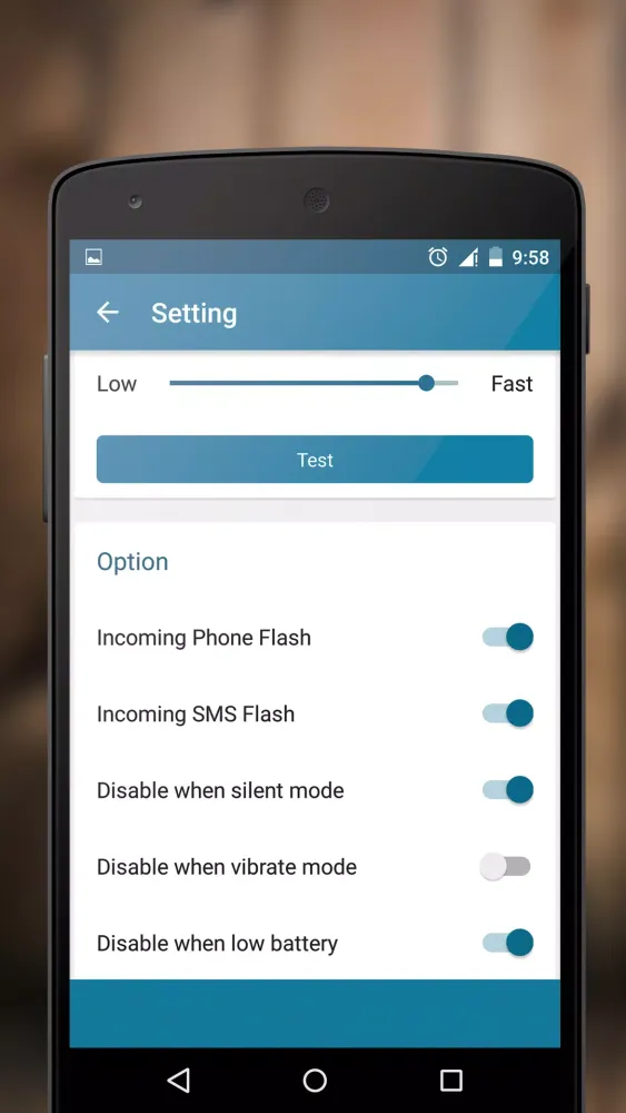 Ringing Flashlight Screenshots