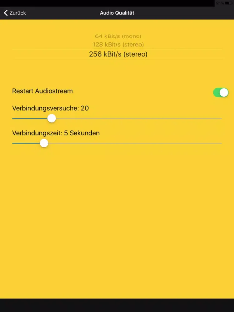 Baumann und Clausen Radio iPad  स्क्रीनशॉट