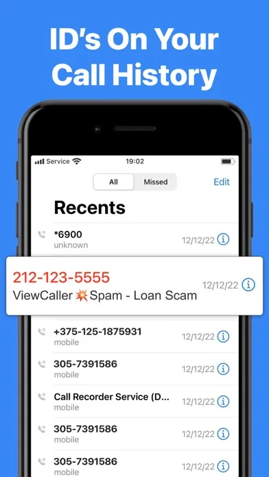 Zrzuty ekranu ViewCaller: Caller ID