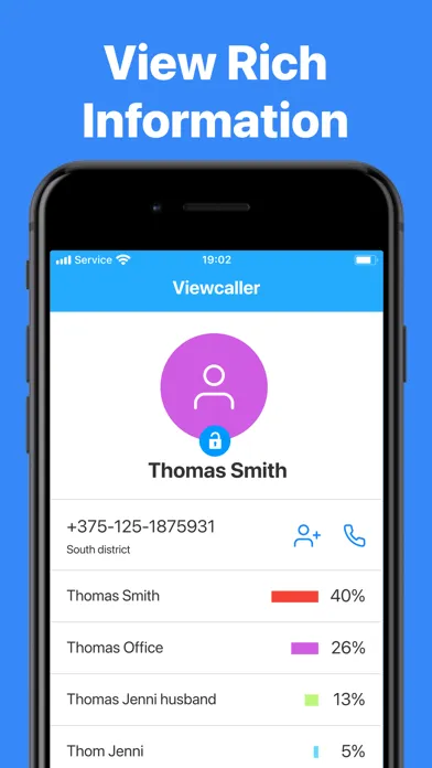 Zrzuty ekranu ViewCaller: Caller ID