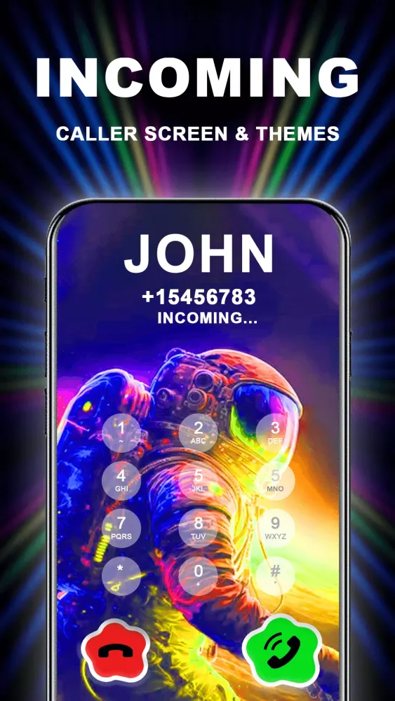 Screenshot di 3D Call Screen & Caller theme