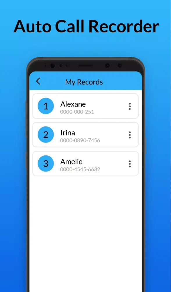 Auto Call Recorder应用截图