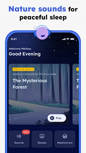 Calm Sleep Sounds & Tracker Screenshots
