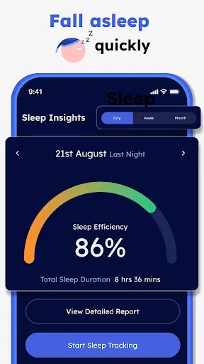 Calm Sleep Sounds & Tracker Screenshots
