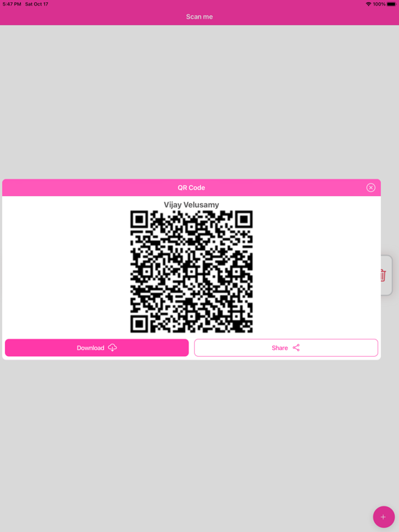 Scan Me (CALMS) iPad  Screenshots