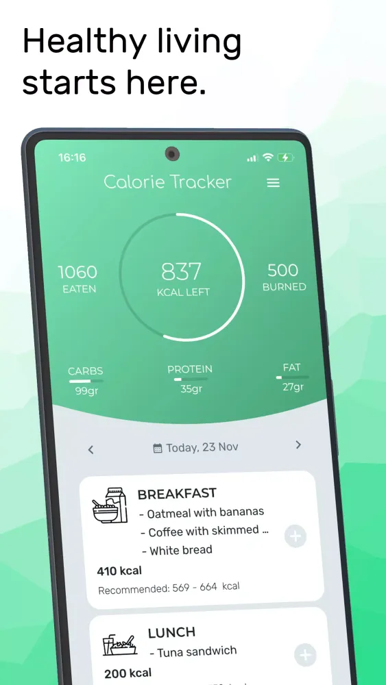 Nutrition Tracker - Food Diary應用截圖