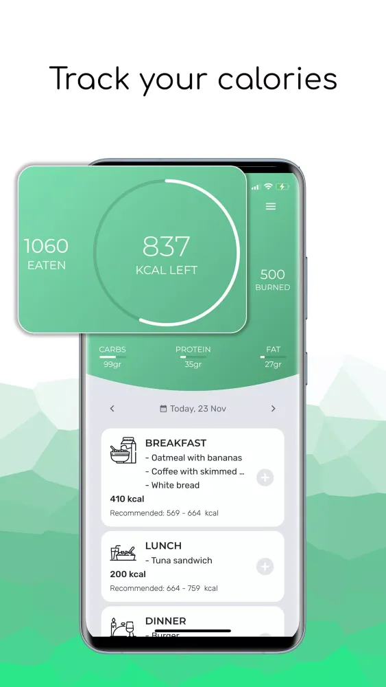 Nutrition Tracker - Food Diary應用截圖
